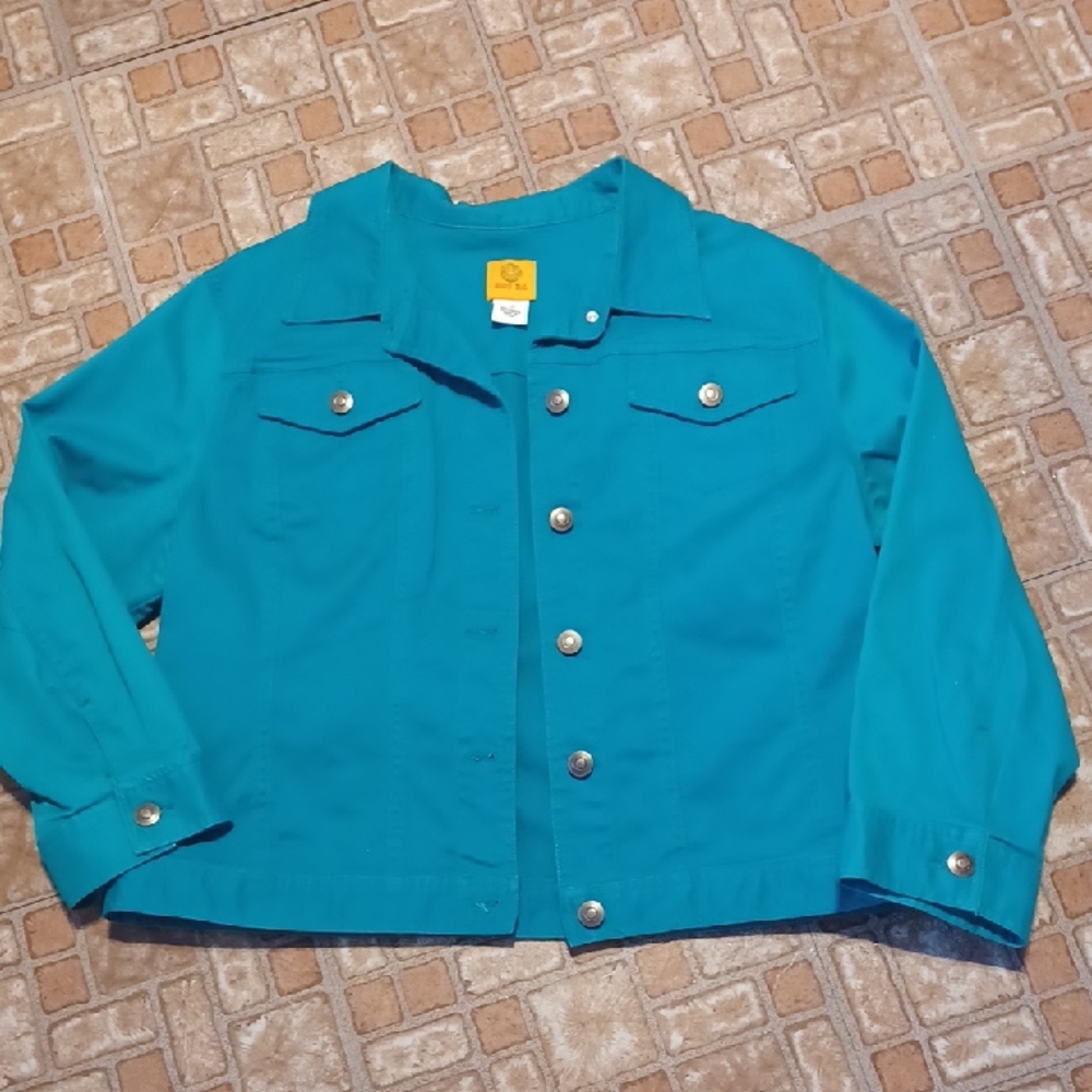 Ruby Rd. Jacket Teal Women's Size 12p